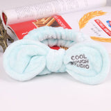 Headwear Big Rabbit Ear Soft Towel Hair Band Wrap