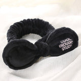 Big Rabbit Ear Soft Towel Hair Band Wrap Headband For Bath Spa Make Up Women Girls